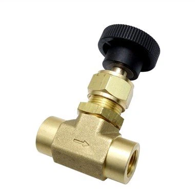 brass gas needle valve