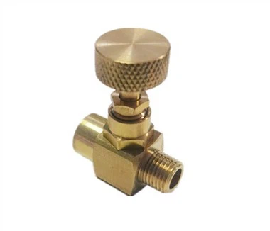 brass female needle valve